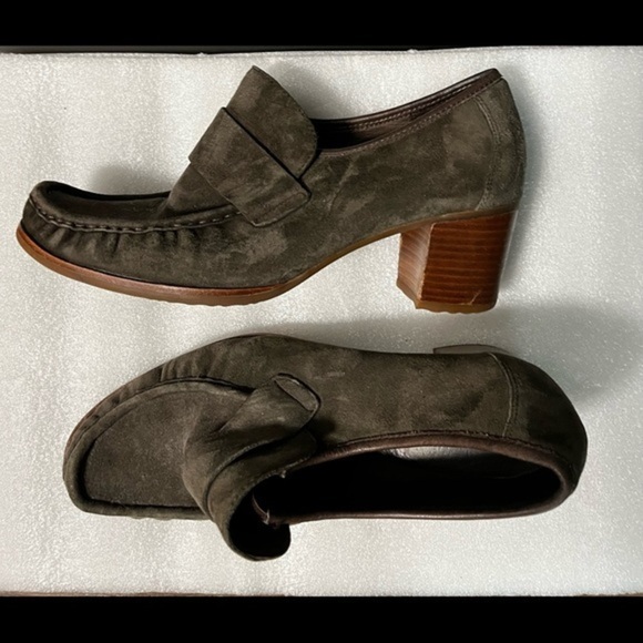 Timberland vintage leather moccasin green olives - Picture 6 of 7